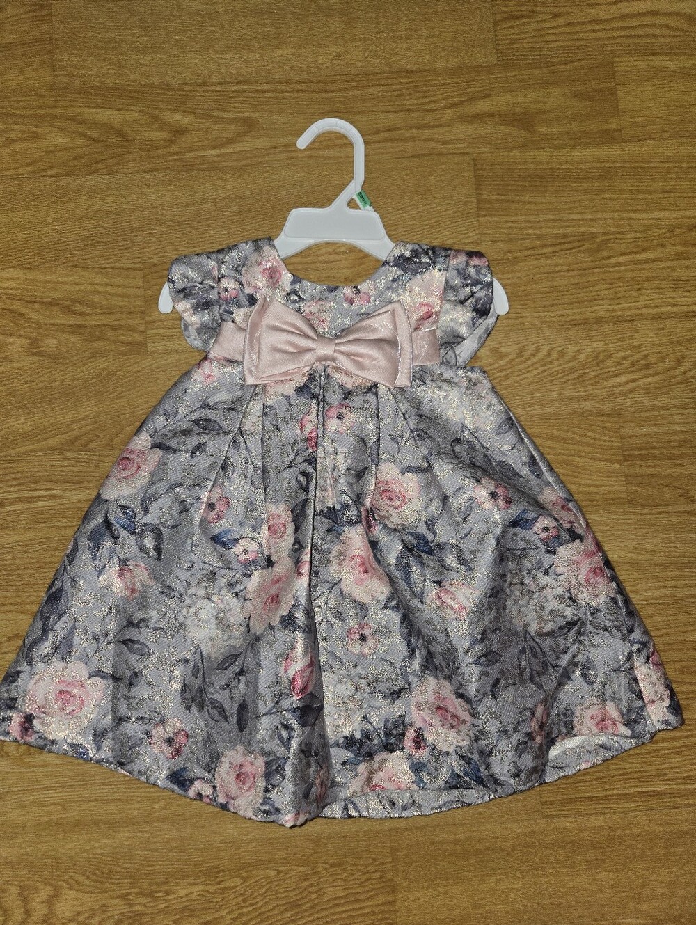 Bonnie Baby Fancy Girl Bow Dress 18 Months